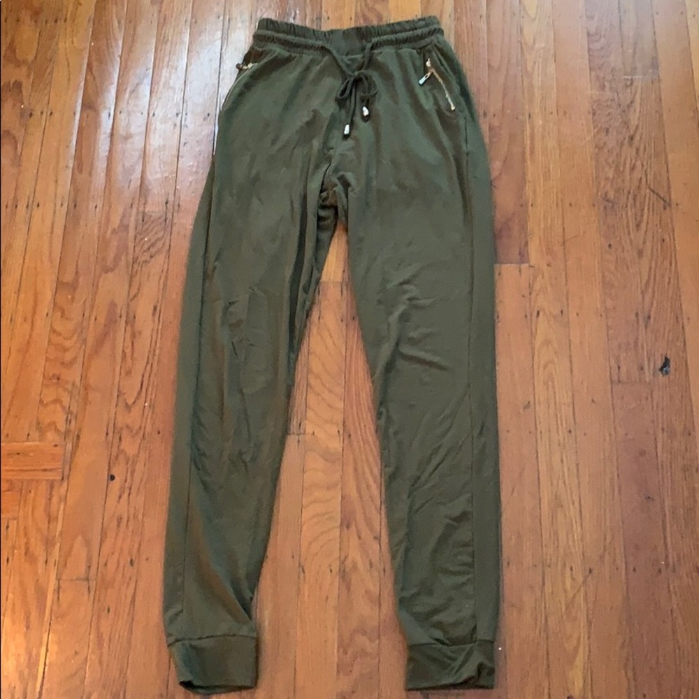Green Joggers NWOT